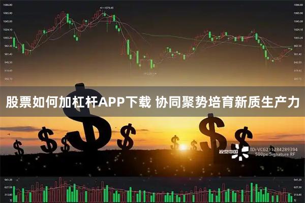 股票如何加杠杆APP下载 协同聚势培育新质生产力